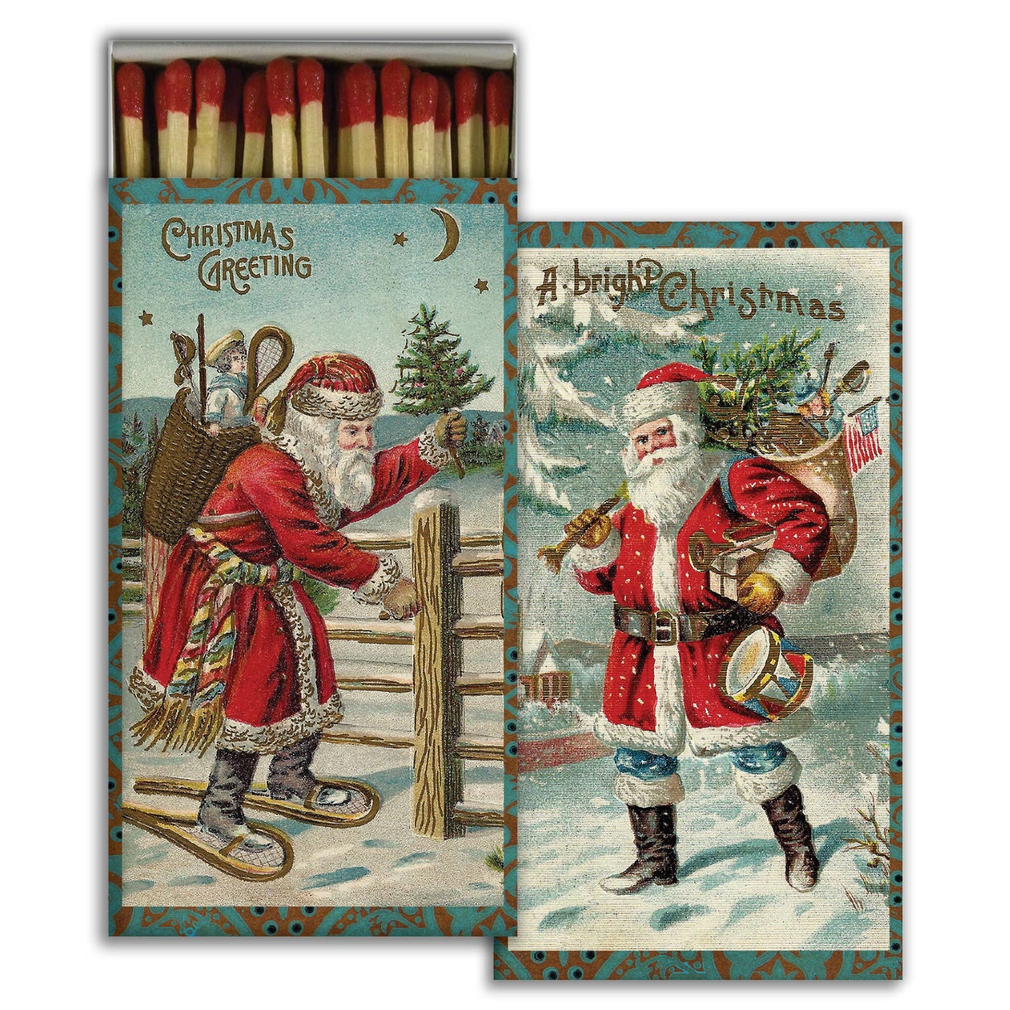 Match Box - Vintage Santa's
