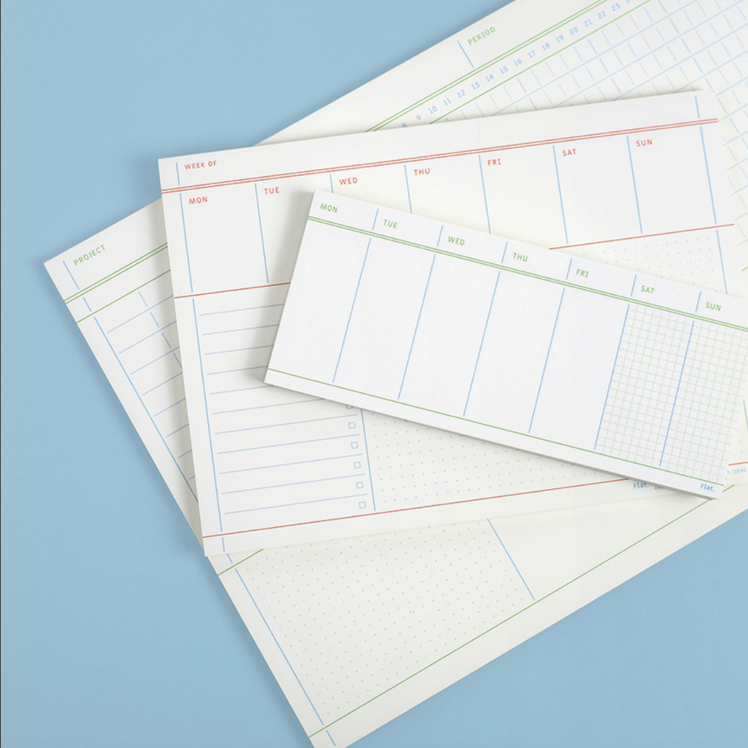 Paperian Flat A5 'Monthly' Notepad