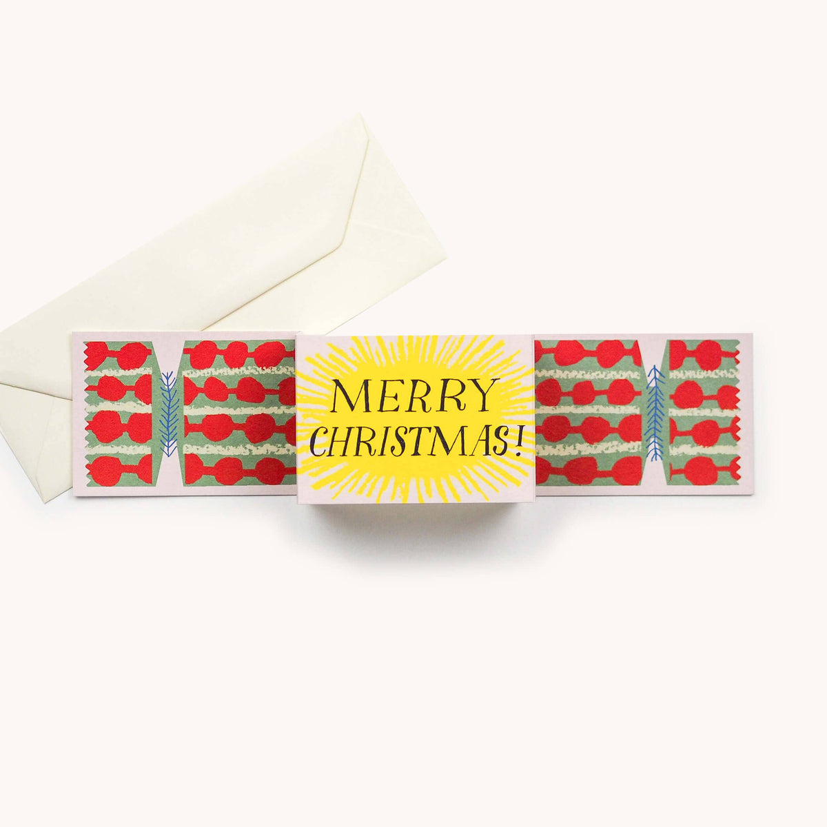Christmas Cracker Splodge Card