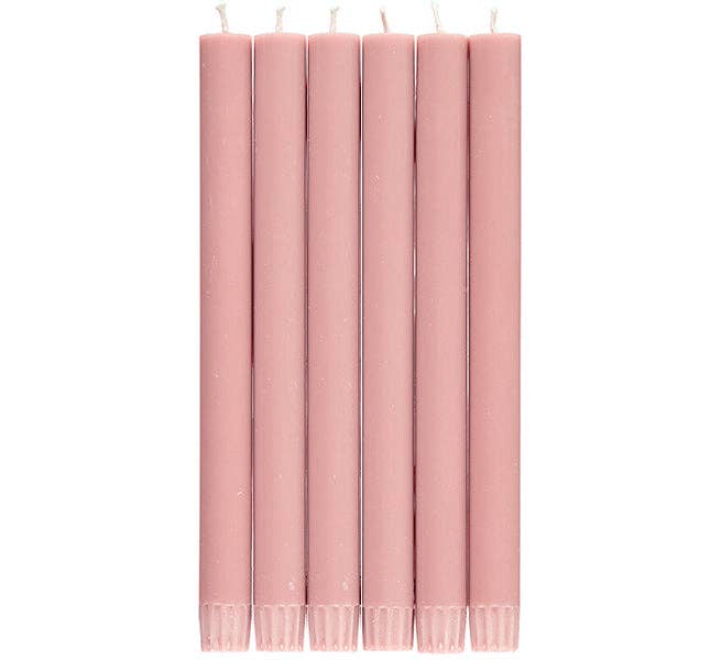 Old Rose Dinner Candles - Pack of 25