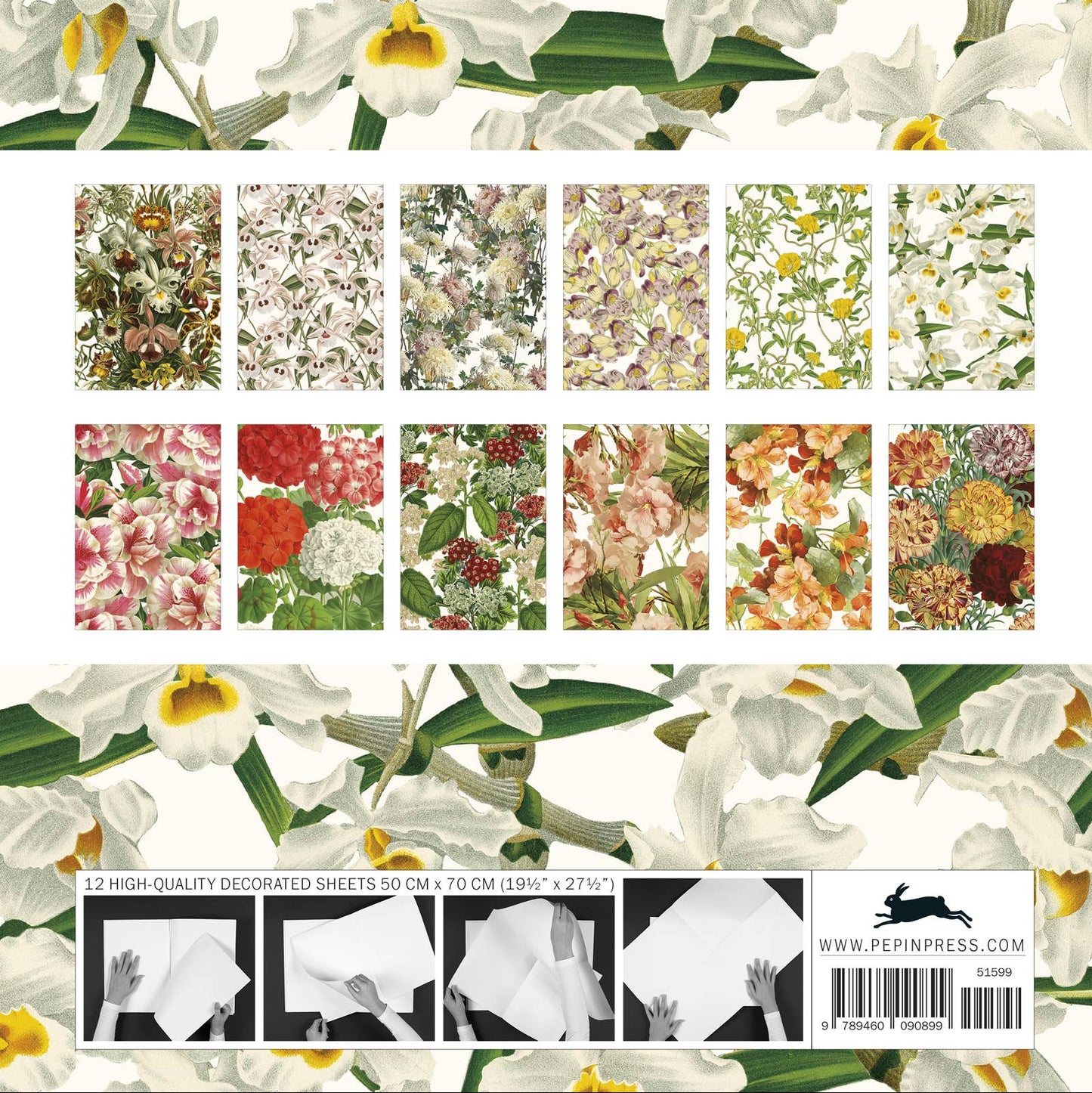 Flower Prints Gift & Creative Paper Book Vol. 077