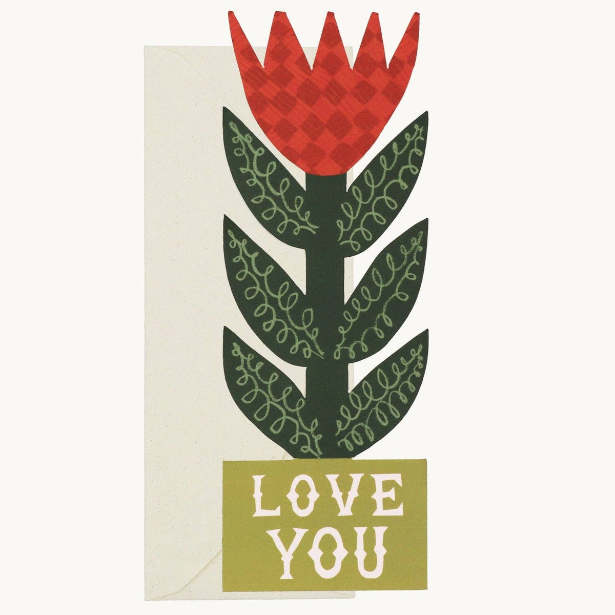 Checkerboard Lily, Love You Card