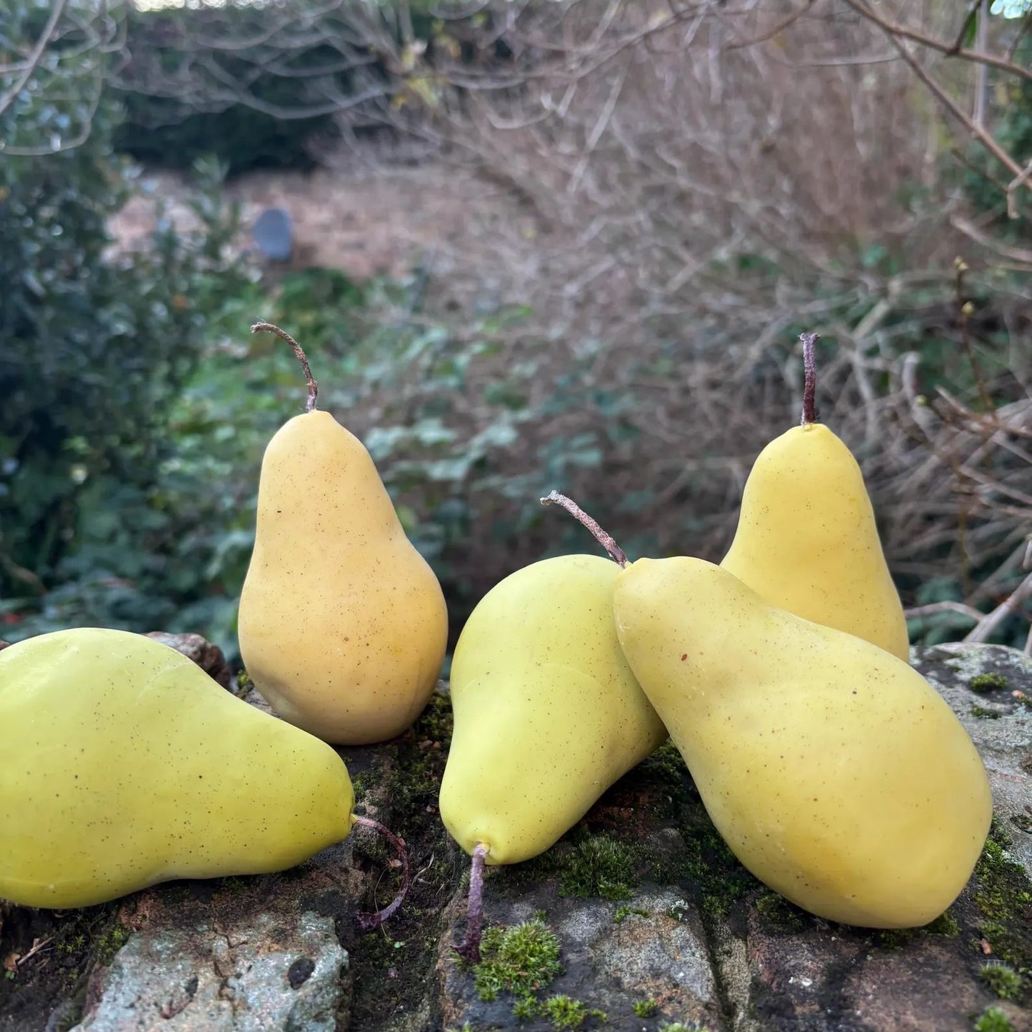 Large Pear Candle