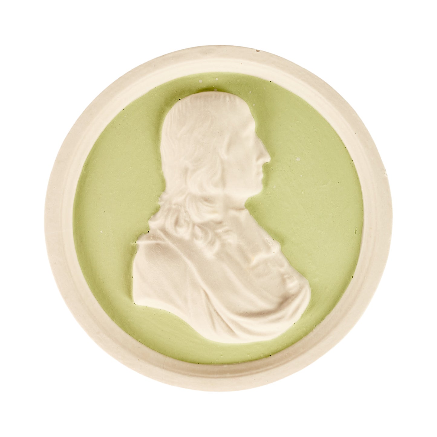 Benjamin Franklin Portrait Plaque