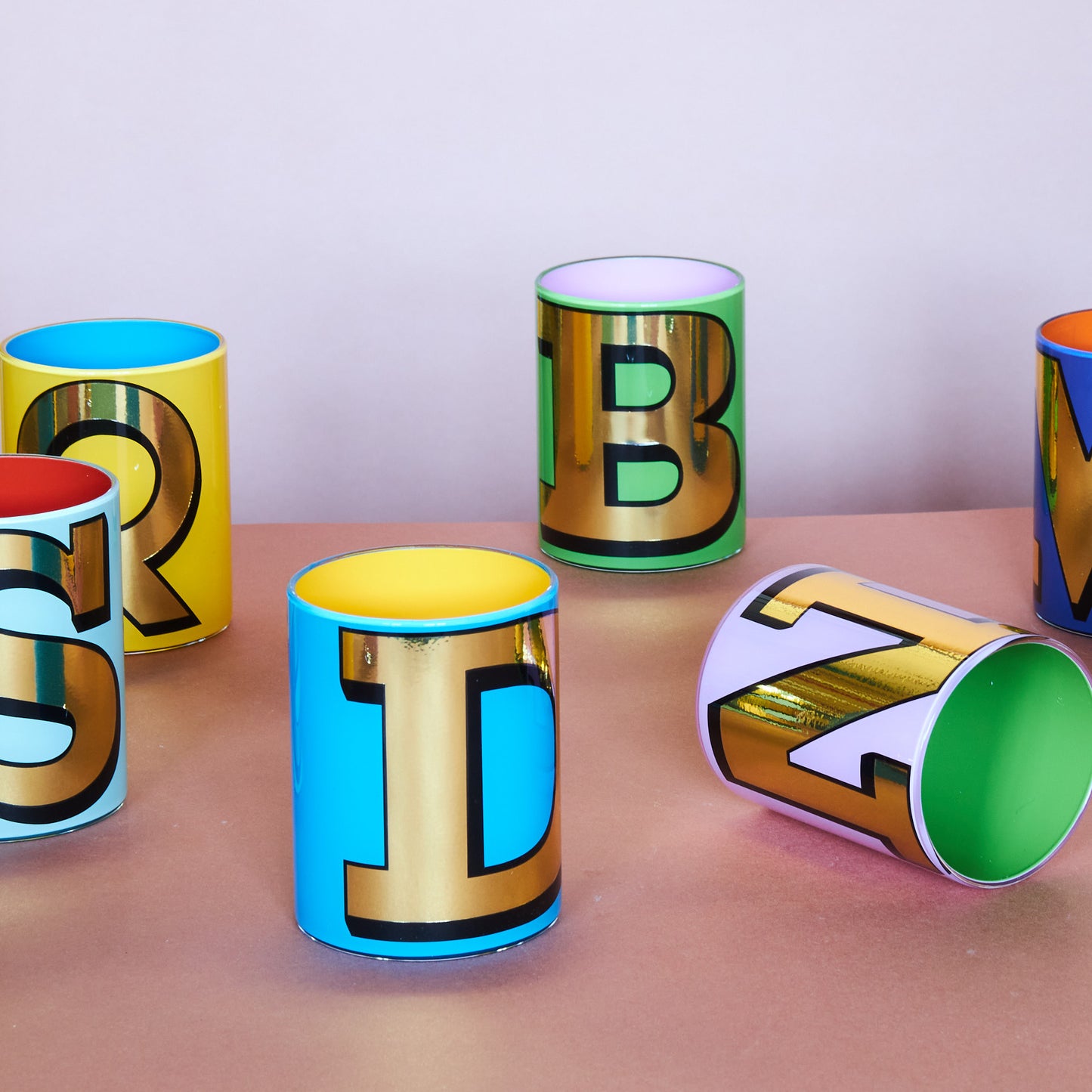 DISCONTINUED: Alphabet Brush Pot - D