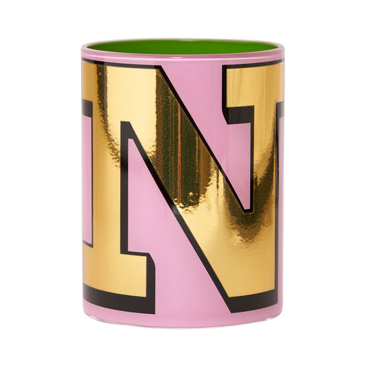 DISCONTINUED: Alphabet Brush Pot - N