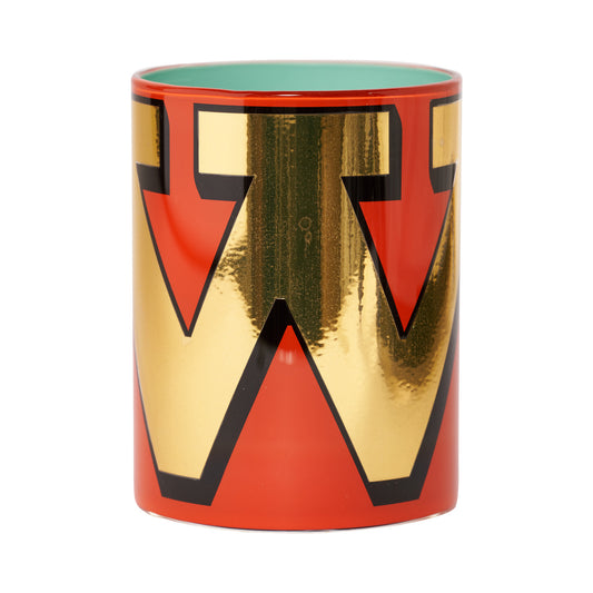 DISCONTINUED: Alphabet Brush Pot - W
