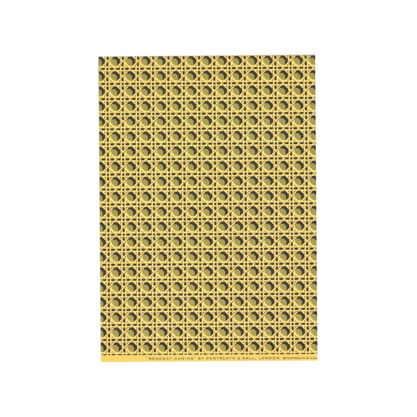 Regency Caning - 5 Sheets Of Khaki Paper